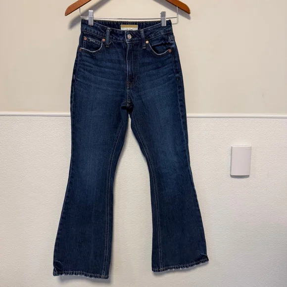 Goldie Blues 90s Flare & Wide Leg Jeans Size 0 High Rise Curvy Women’s Bell - Picture 14 of 16